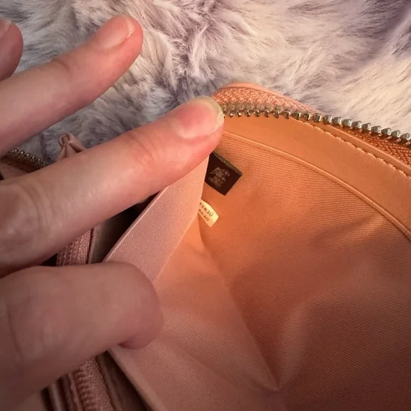 Coach Signature pink and brown Zip around wallet - Picture 8 of 8